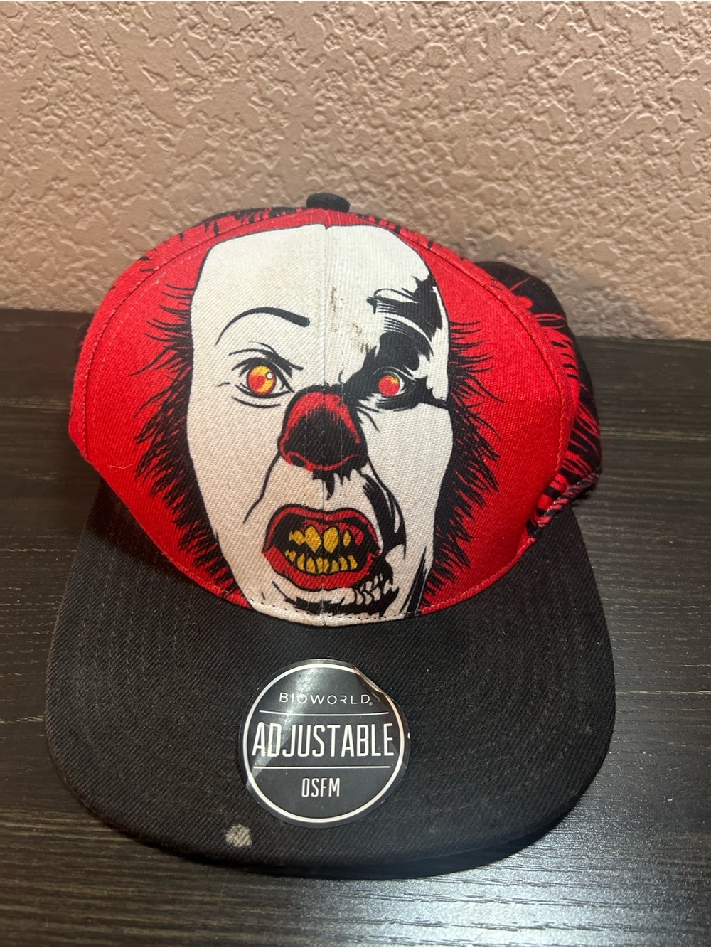 IT The Movie Hat Cap Snapback Pennywise Clown Graphic Horror Movies Halloween